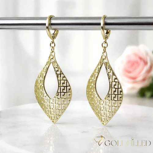 Goldfilled Antyalergiczne Kolczyki 52mm 14K kolor