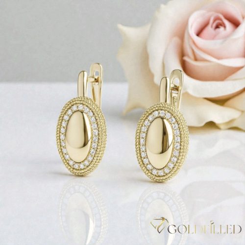 Goldfilled Antyalergiczne Kolczyki 20 mm 14K Kolo