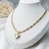  Antyalergiczny naszyjnik Goldfilled 50cm/5,2mm + wisiorek, kolor 14K