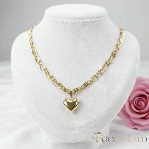  Antyalergiczny naszyjnik Goldfilled 50cm/5,2mm + wisiorek, kolor 14K