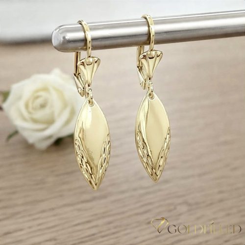Goldfilled Antyalergiczne kolczyki 42mm kolor 14K