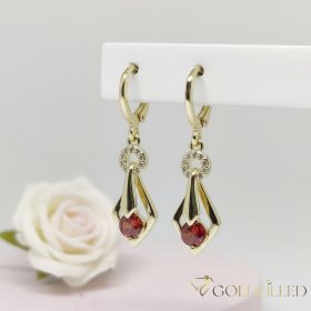 Goldfilled Antyalergiczne Kolczyki 35mm 14K kolor
