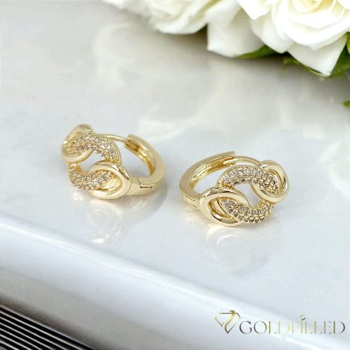 Goldfilled Antyalergiczne Kolczyki 17mm 14K Kolo