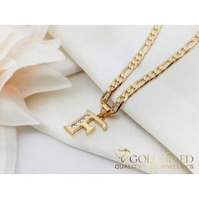 Goldfilled antyalergiczny naszyjnik 50cm/3,8mm 18K kolor	