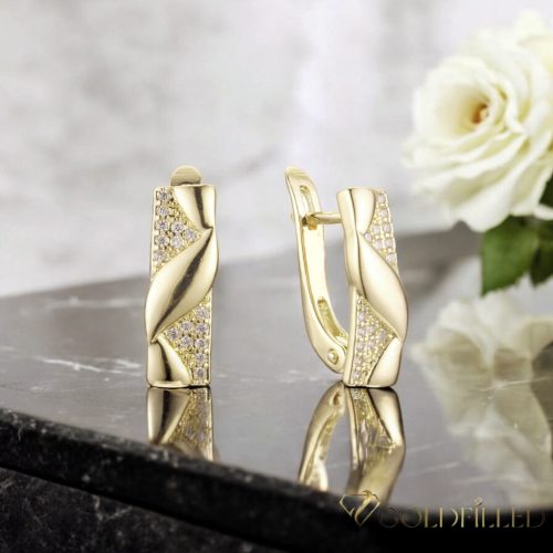Goldfilled Antyalergiczne Kolczyki 18 mm 14K Kolo