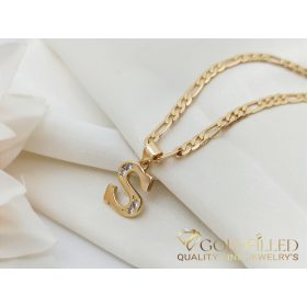 Goldfilled antyalergiczny naszyjnik 50cm/3,8mm 18K kolor	
