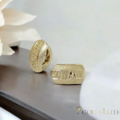 Goldfilled Antyalergiczne Kolczyki 18 mm 14K Kolo