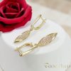 Goldfilled Antyalergiczne kolczyki 40mm kolor 14K