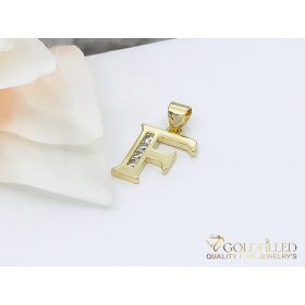 Antyalergiczny wisiorek Goldfilled 23mm, kolor 14K