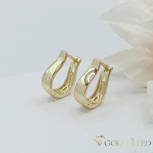 Goldfilled Antyalergiczne Kolczyki 17mm 14K Kolo