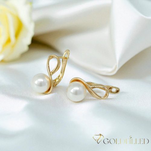 Goldfilled Antyalergiczne Kolczyki 17mm 18K Kolor