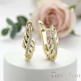 Goldfilled Antyalergiczne Kolczyki 17 mm 14K Kolo
