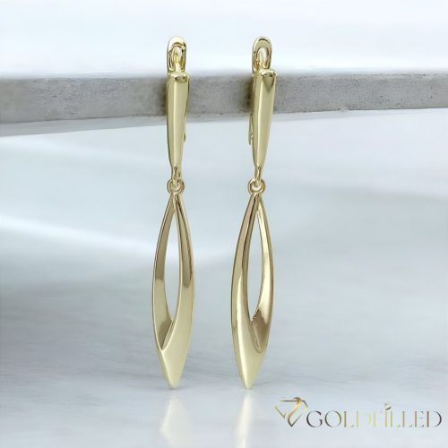 Goldfilled Antyalergiczne Kolczyki 50mm 14K kolor
