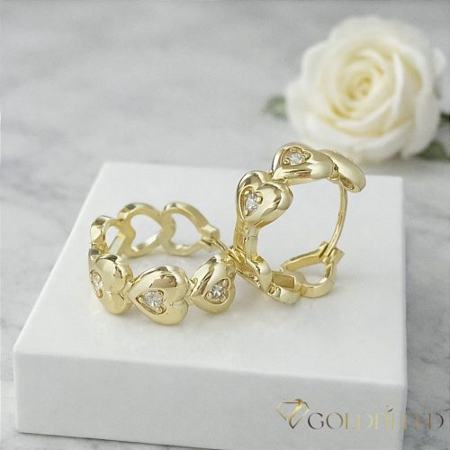 Goldfilled Antyalergiczne Kolczyki 22 mm 14K Kolo