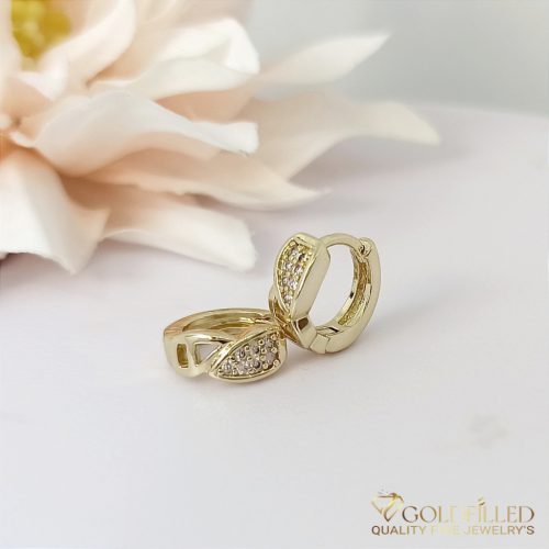 Goldfilled Antyalergiczne kolczyki 13mm kolor 14K	