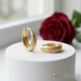 Goldfilled Antyalergiczne Kolczyki 14 mm 18K Kolor  
