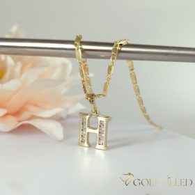   Antyalergiczny naszyjnik „Goldfilled” pozłacany o w kilku rozmiarach i grubośc 2 mm, kolor 14K