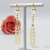 Goldfilled Antyalergiczne Kolczyki 60mm 14K kolor