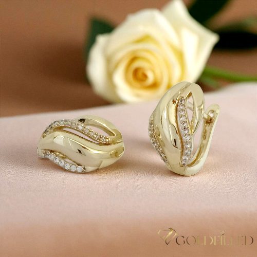 Goldfilled Antyalergiczne Kolczyki 18 mm 14K Kolo