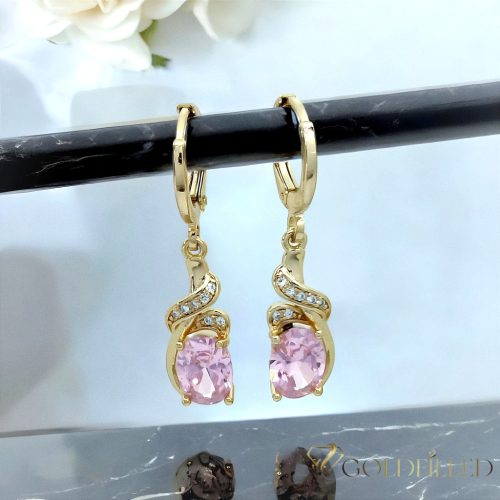 Goldfilled Antyalergiczne kolczyki 34mm kolor 14K