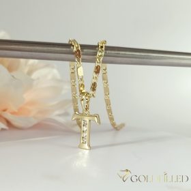   Antyalergiczny naszyjnik „Goldfilled” pozłacany o w kilku rozmiarach i grubośc 2 mm, kolor 14K
