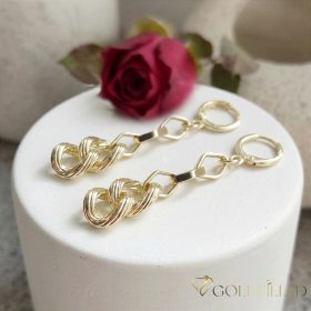 Goldfilled Antyalergiczne Kolczyki 54mm 14K kolor
