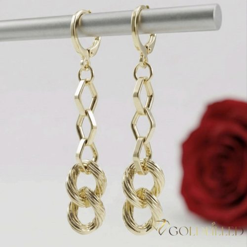 Goldfilled Antyalergiczne Kolczyki 54mm 14K kolor