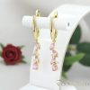 Goldfilled Antyalergiczne kolczyki 42mm kolor 14K