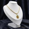  Antyalergiczny naszyjnik Goldfilled 50cm/5,2mm + wisiorek, kolor 14K