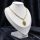  Antyalergiczny naszyjnik Goldfilled 50cm/5,2mm + wisiorek, kolor 14K