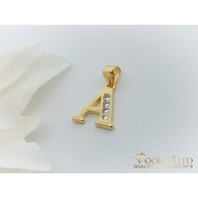 Antyalergiczny wisiorek Goldfilled 23mm, kolor 18K