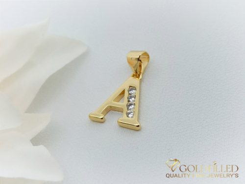 Antyalergiczny wisiorek Goldfilled 23mm, kolor 18K