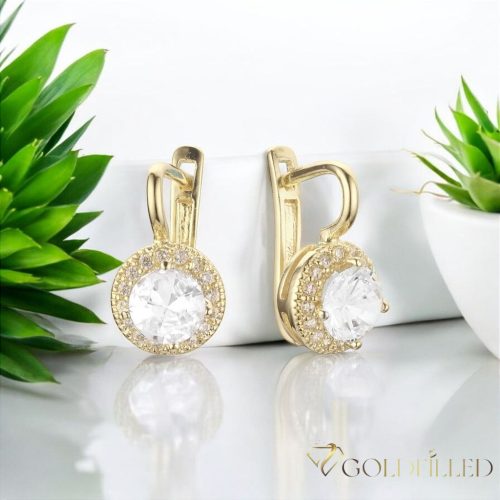 Goldfilled Antyalergiczne Kolczyki 17mm 14K Kolo