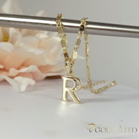   Antyalergiczny naszyjnik „Goldfilled” pozłacany o w kilku rozmiarach i grubośc 2 mm, kolor 14K