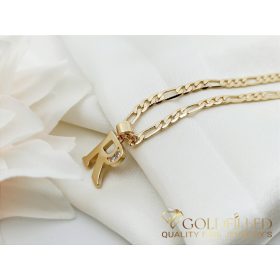 Goldfilled antyalergiczny naszyjnik 50cm/3,8mm 18K kolor	