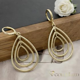 Goldfilled Antyalergiczne Kolczyki 45mm 14K kolor
