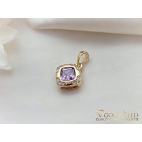 Antyalergiczny wisiorek Goldfilled 20 mm, kolor 18K