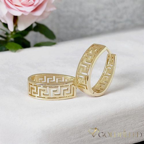 Goldfilled Antyalergiczne Kolczyki 22 mm 14K Kolo