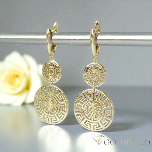 Goldfilled Antyalergiczne Kolczyki 50mm 14K kolor