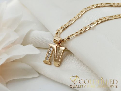 Goldfilled antyalergiczny naszyjnik 50cm/3,8mm 18K kolor	