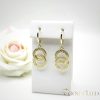 Goldfilled Antyalergiczne kolczyki 33mm kolor 14K