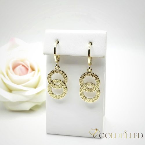 Goldfilled Antyalergiczne kolczyki 33mm kolor 14K