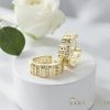 Goldfilled Antyalergiczne Kolczyki 18 mm 14K Kolo
