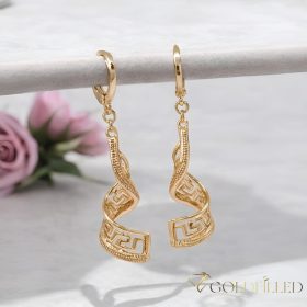 Goldfilled Antyalergiczne Kolczyki 50mm 18K kolor