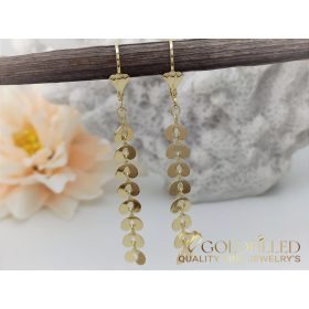 Goldfilled Antyalergiczne kolczyki 60mm kolor 14K