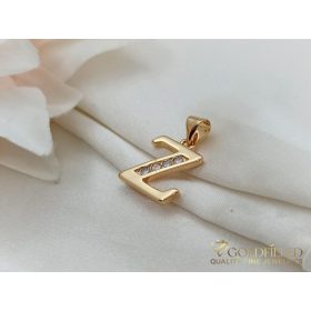 Antyalergiczny wisiorek Goldfilled 23mm, kolor 18K