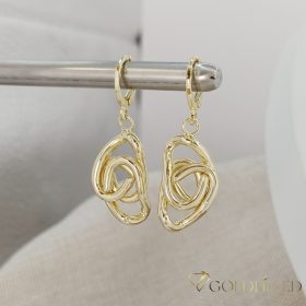 Goldfilled Antyalergiczne kolczyki 38mm kolor 14K	