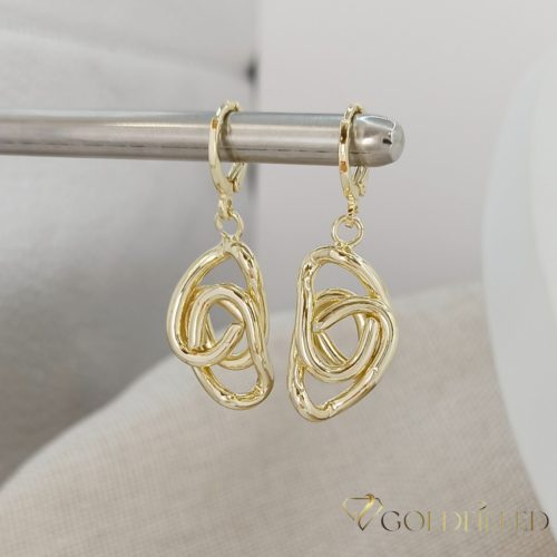 Goldfilled Antyalergiczne kolczyki 38mm kolor 14K	