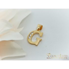 Antyalergiczny wisiorek Goldfilled 23mm, kolor 18K