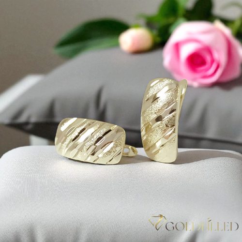 Goldfilled Antyalergiczne Kolczyki 22 mm 14K Kolo